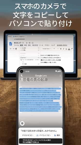 Google レンズ スクリーンショット