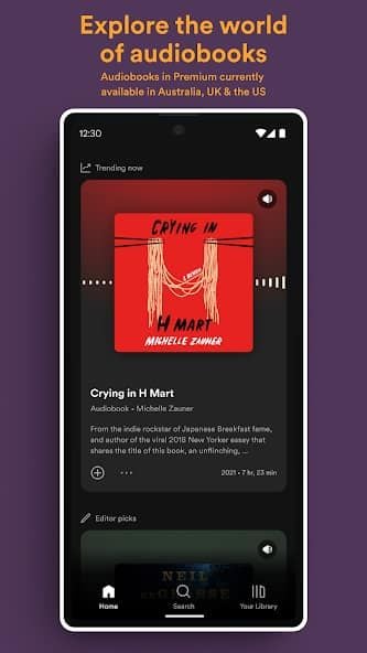 Spotify スクリーンショット