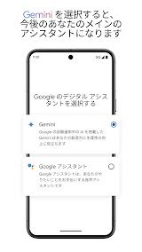 Google Gemini スクリーンショット