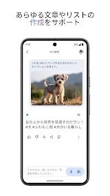 Google Gemini スクリーンショット