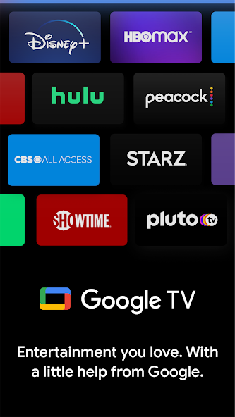 Google TV スクリーンショット